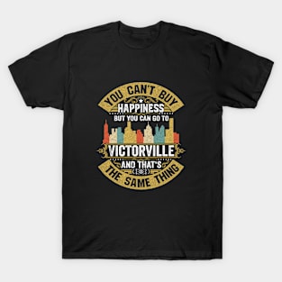 Victorville City California State USA Flag Native American T-Shirt